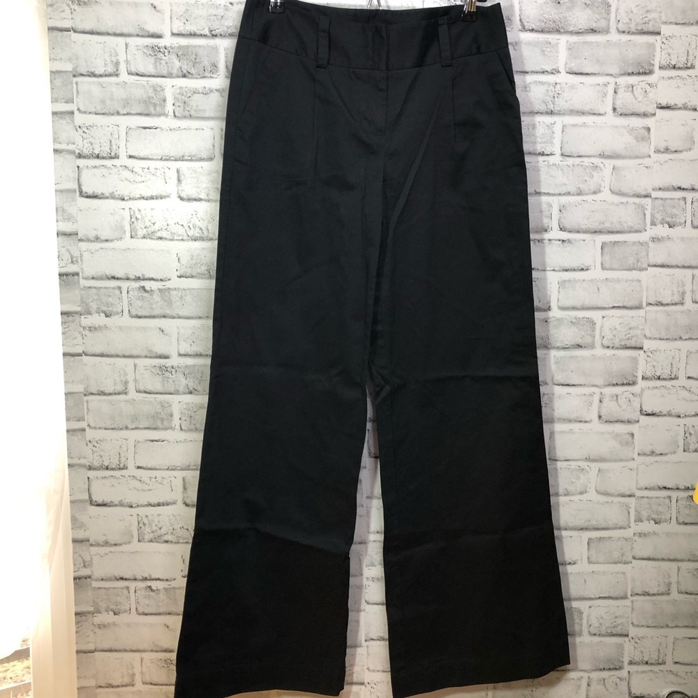 Attention Black Fabric Blend Trousers